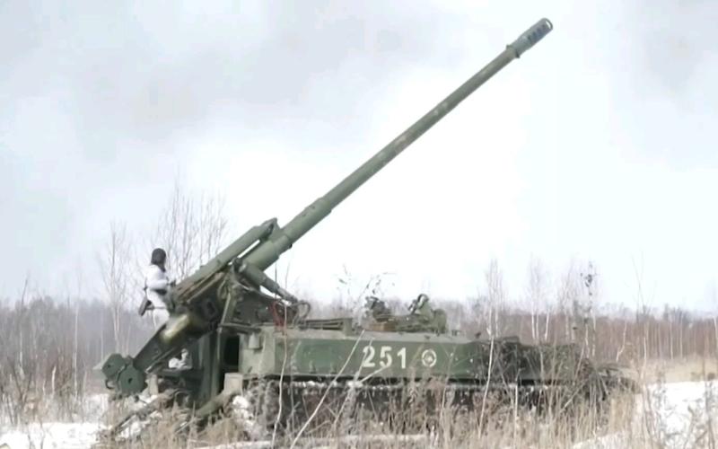 俄罗斯的大炮vs中国大炮